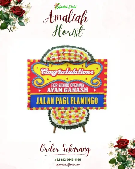 Sewa Papan Bunga Patas